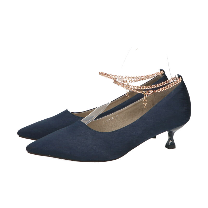 ORiental TRaffic「ポインテッドトゥアンクルチェーンパンプス/R-2015」|パンプス|