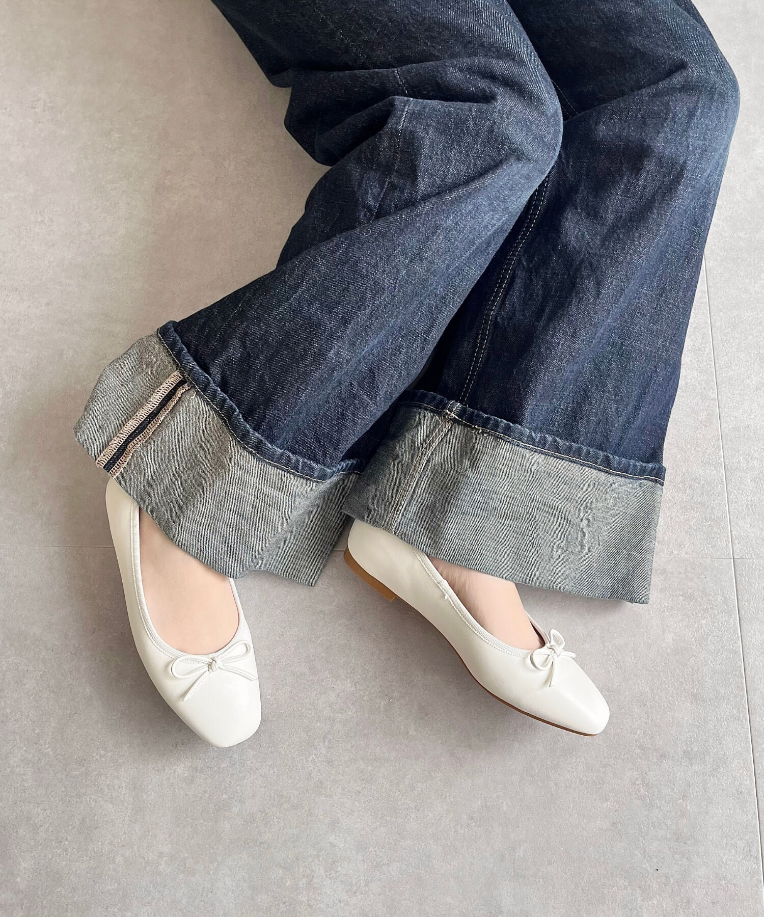 ORiental TRaffic「【跳べるパンプス/シリーズ累計１５０万足突破】 バレエシューズ /R-3208 厚手クッション フラット」|パンプス|