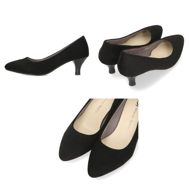 ORiental TRaffic「【WEB限定 / 累計9万足突破】 ミドルヒール パンプス /R-4008  ヒール5.5cm シンプル オフィス クッション」|パンプス|