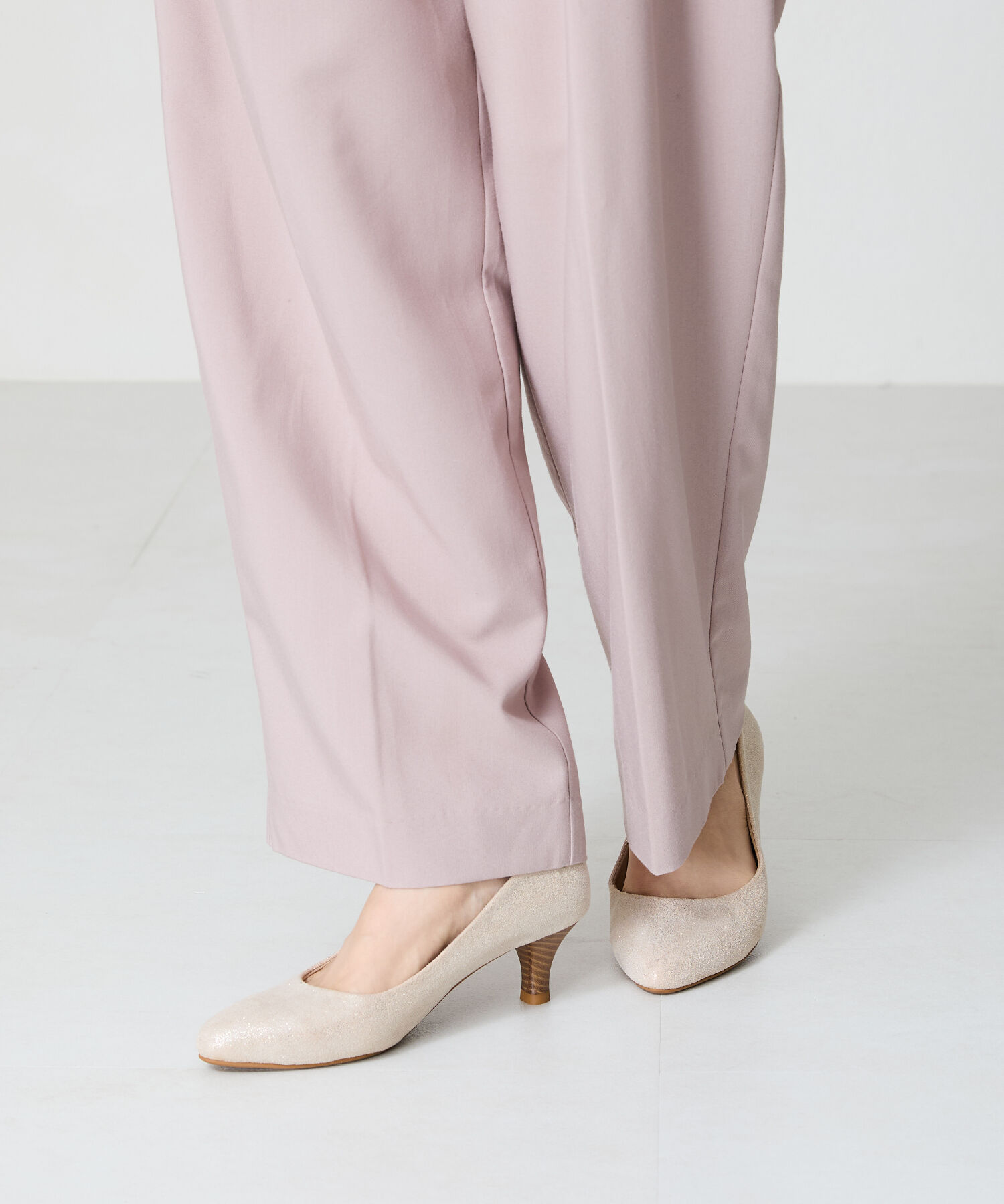 ORiental TRaffic「【WEB限定 / 累計9万足突破】 ミドルヒール パンプス /R-4008  ヒール5.5cm シンプル オフィス クッション」|パンプス|