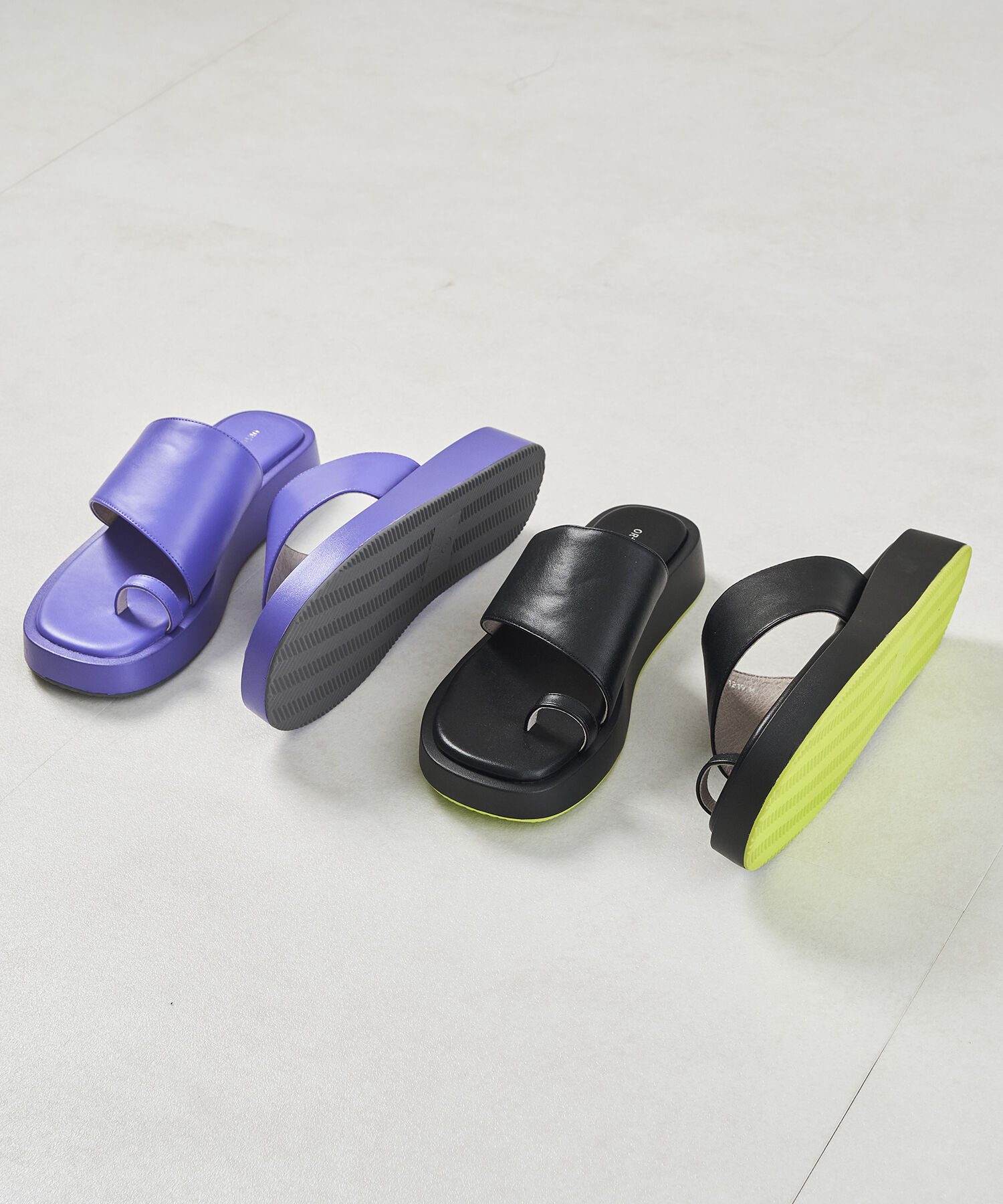 ORiental TRaffic「カラーソールトングサンダル/41219」|サンダル|PURPLE