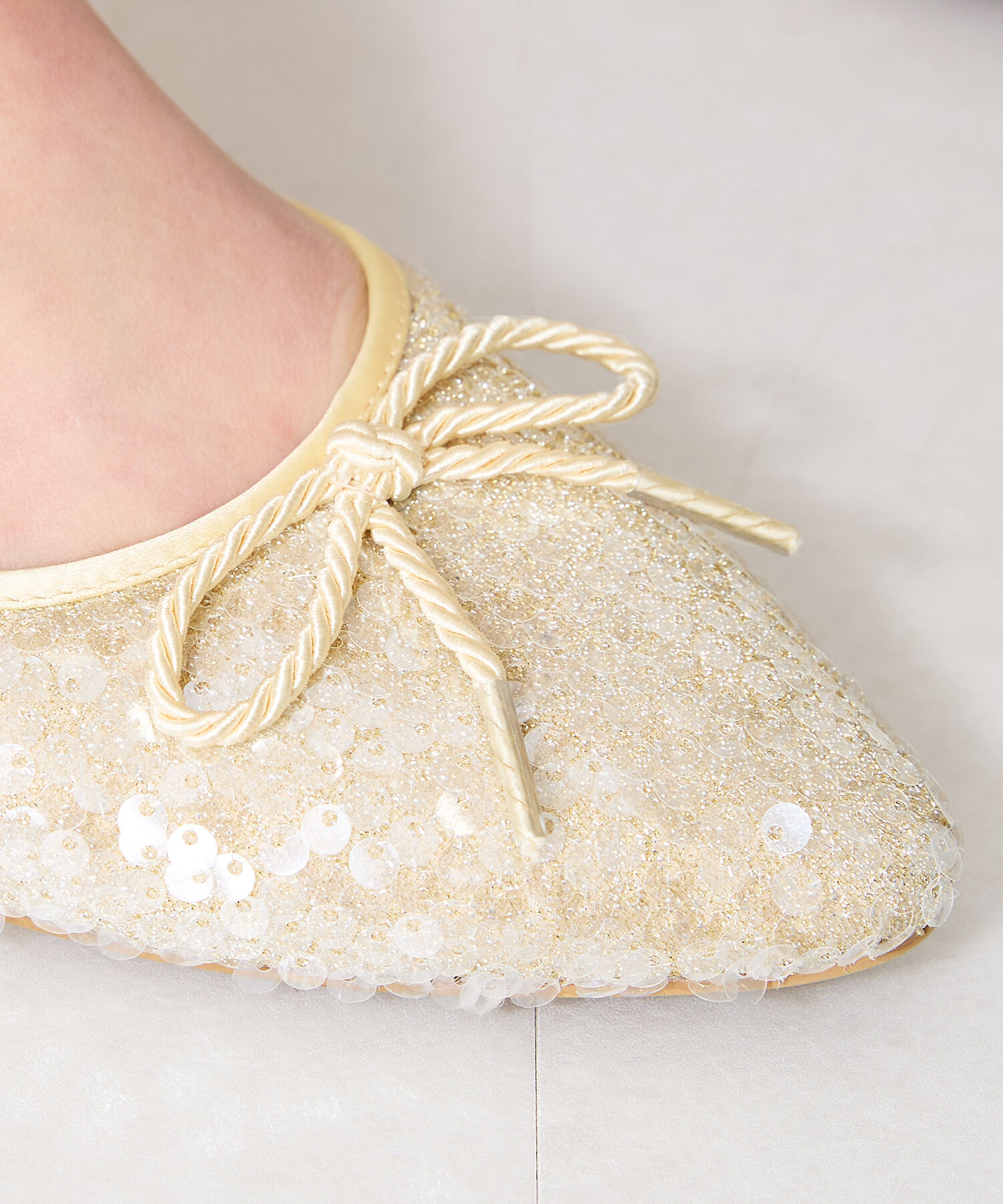 ORiental TRaffic「●2025春夏新作●スパンコールバレエシューズ/51109 バレエシューズ パンプス 人気 トレンド」|パンプス|