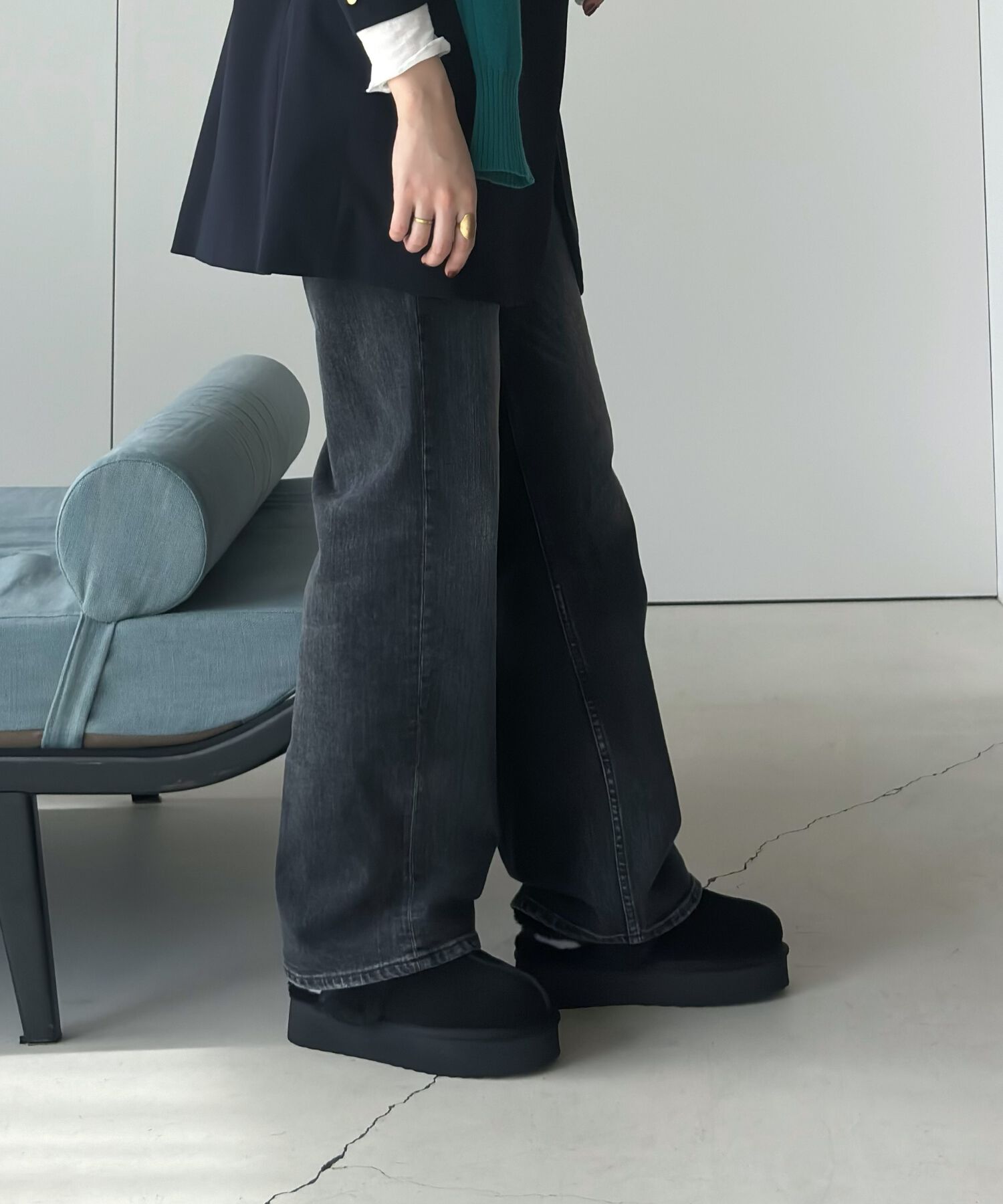 ORiental TRaffic「●2025秋冬新作● 【 厚底 】 ムートン 2way サンダル /51320 防寒」|サンダル|