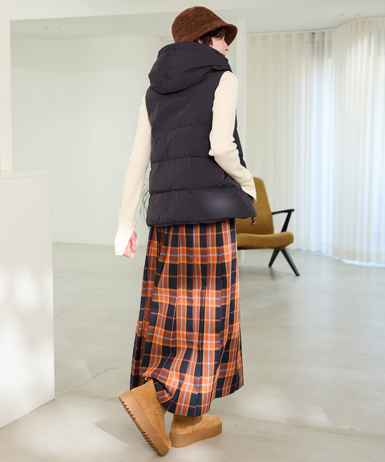 ORiental TRaffic「●2025秋冬新作●【 軽量 】 サイドスリット 厚底 ムートン ショートブーツ /51425 防寒」|ショートブーツ|