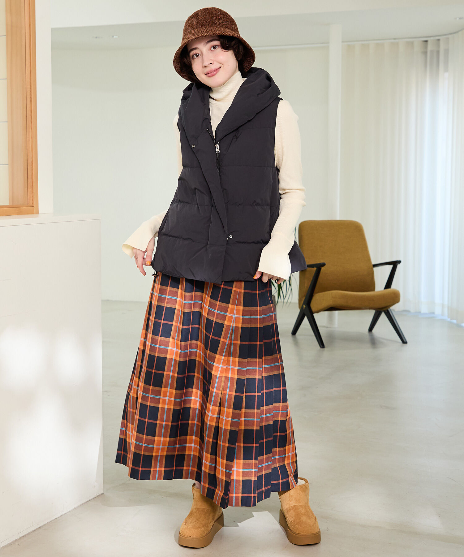 ORiental TRaffic「●2025秋冬新作●【 軽量 】 サイドスリット 厚底 ムートン ショートブーツ /51425 防寒」|ショートブーツ|