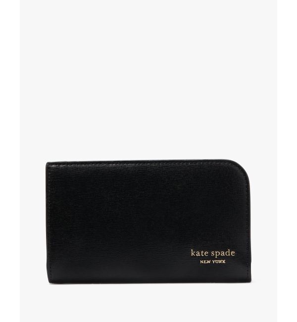 kate spade new york「デヴィン ミディアム バイフォールド ウォレット」|財布|BLACK