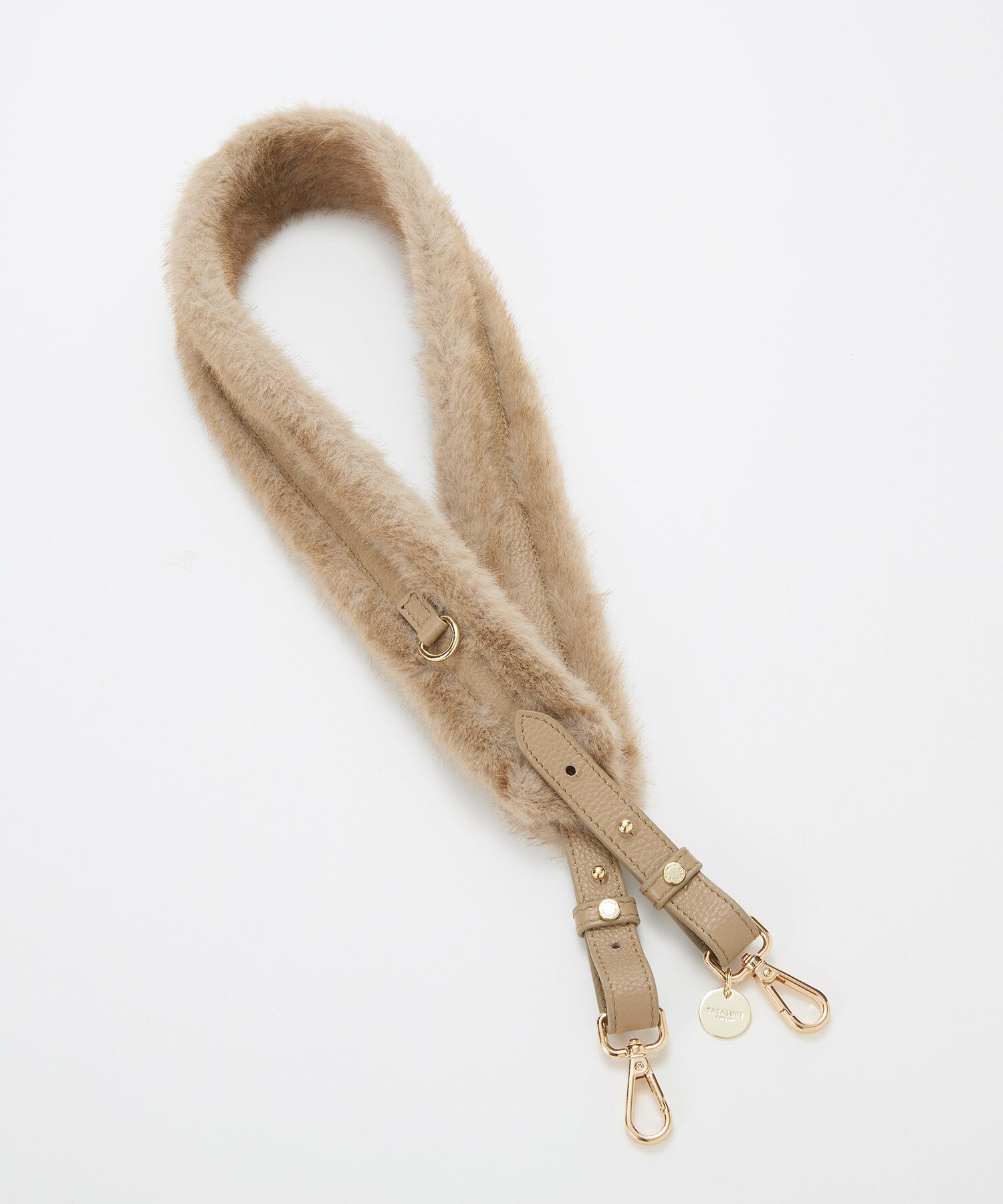 TOPKAPI TREASURE「【TREASURE TOPKAPI】ムートンポーチ付き ショルダーベルト / スマホストラップ」|ストラップ|