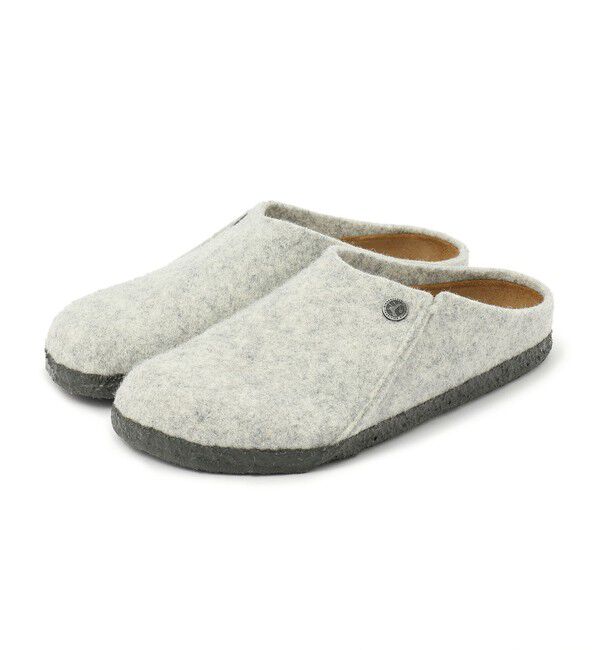 BIRKENSTOCK「【ビルケンシュトック】ツェルマット/ライトグレー ウールフェルト/ルームシューズ メンズ」|ルームシューズ|ライトグレー