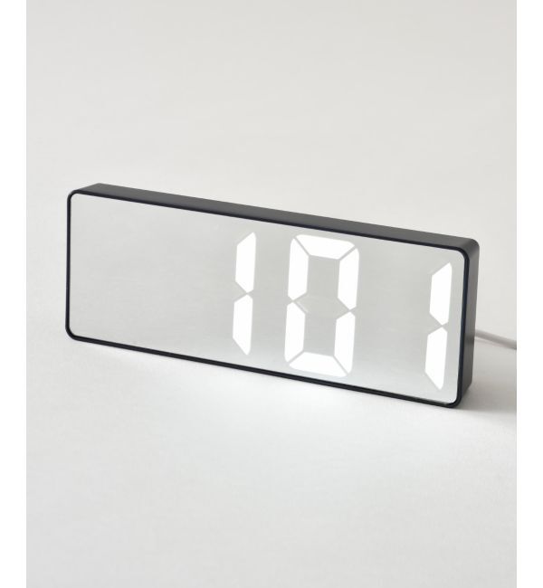 BRUNO「LEDミラークロック」|クロック・置時計|