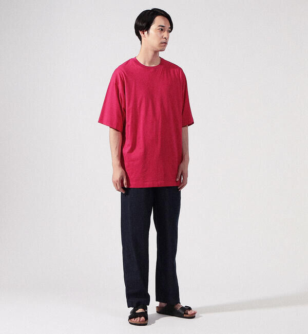 CABaN「CABaN コットン ドロップショルダークルーネックプルオーバー」|Tシャツ・カットソー|