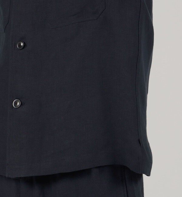 TOMORROWLAND MENS「ベルジャンリネン シャツアウター」|ブルゾン・スタジャン|