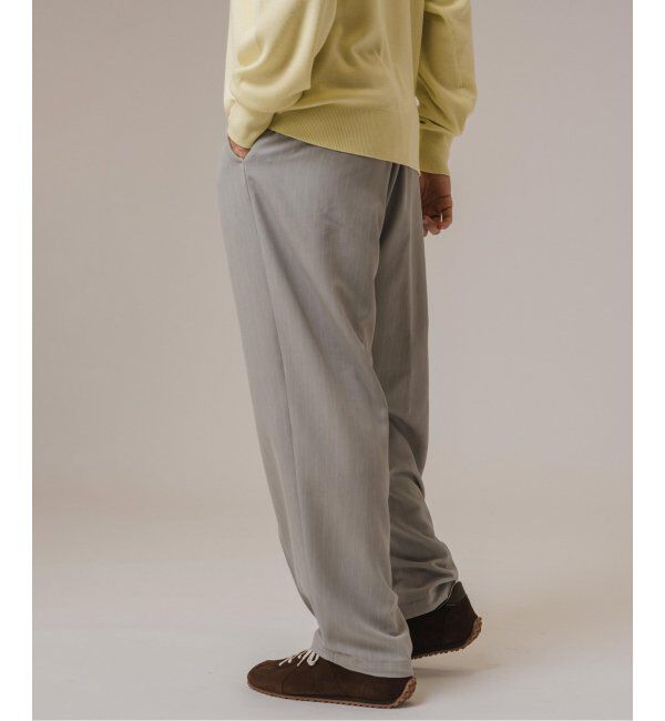 EDIFICE「ワルツ ストライプ バルーンフィットパンツ」|スラックス|