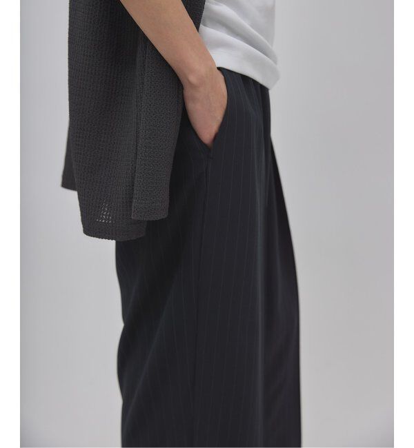 EDIFICE「ワルツ ストライプ バルーンフィットパンツ」|スラックス|