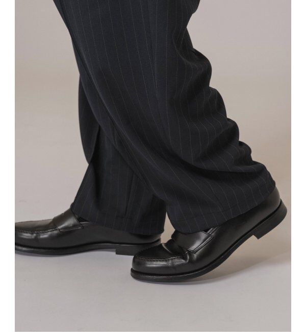 EDIFICE「ワルツ ストライプ バルーンフィットパンツ」|スラックス|