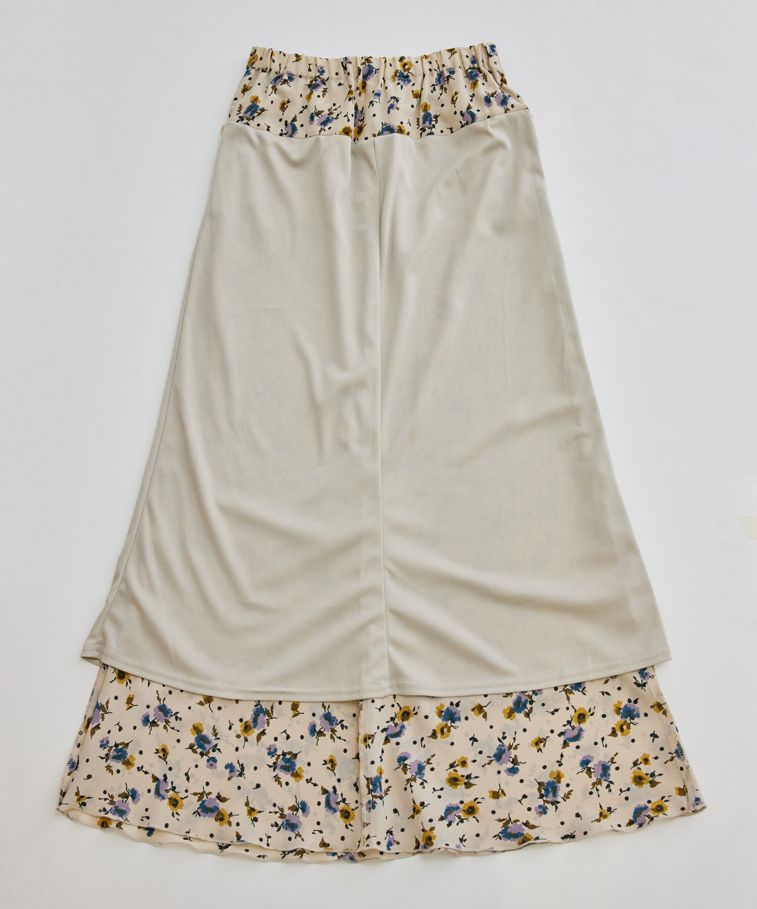 Rope&rsquo;Picnic「【リンクコーデ】花ドット柄マーメイドマキシスカート」|スカート|