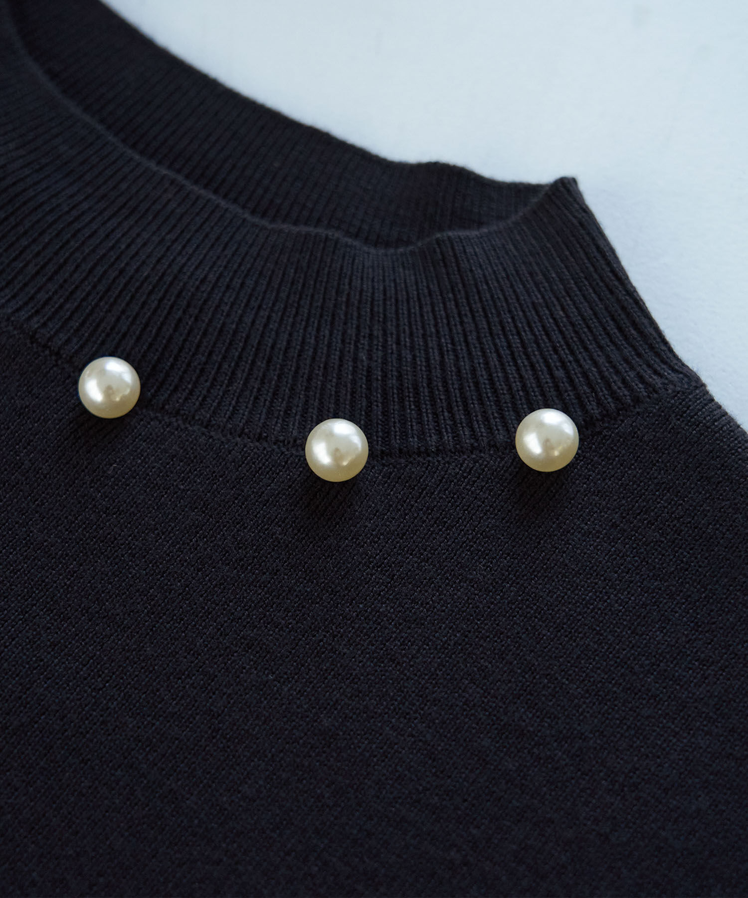 Rope&rsquo;Picnic「洗濯機OK・パチパチしない/マシュマロニットビッグパールプルオーバー」|ニット・セーター|