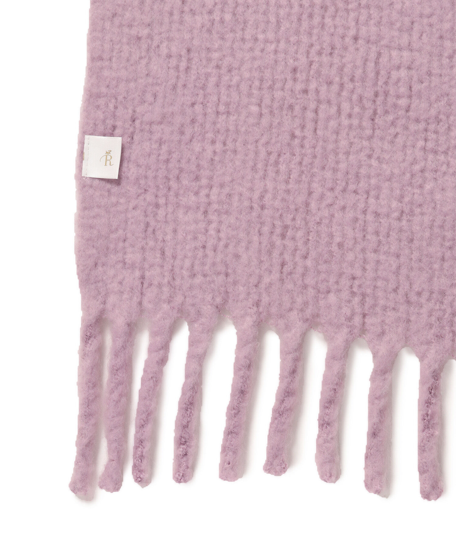 ROPE PICNIC PASSAGE「バルキーフリンジリブマフラー」|マフラー|