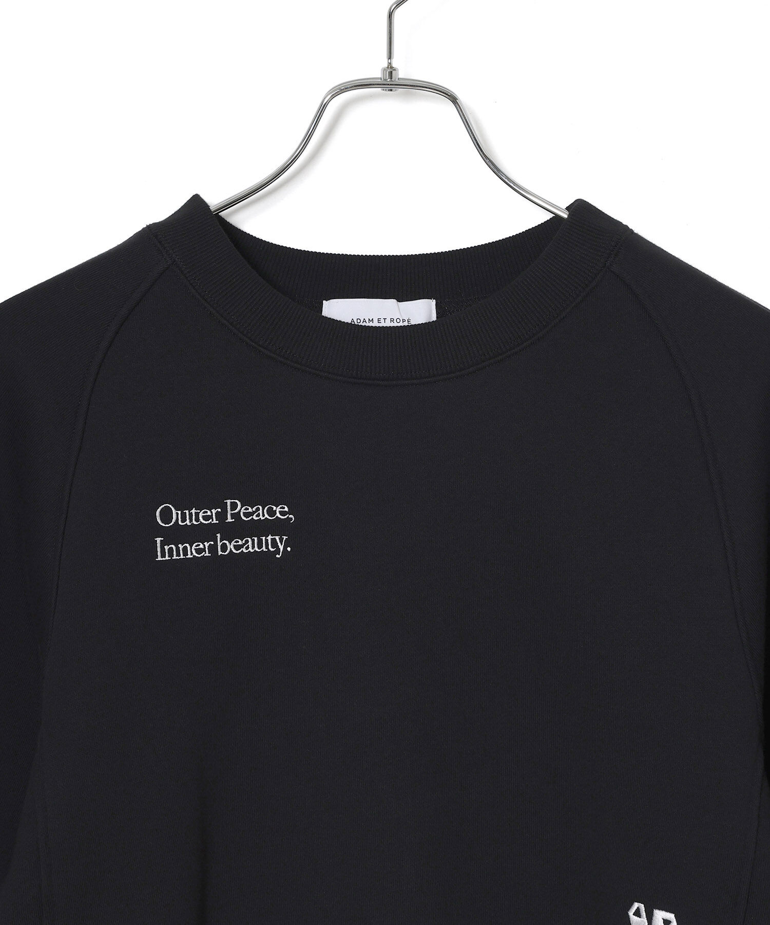 ADAM ET ROPE'「【サステナブル】クロップドスウェット」|スウェット・ジャージ|