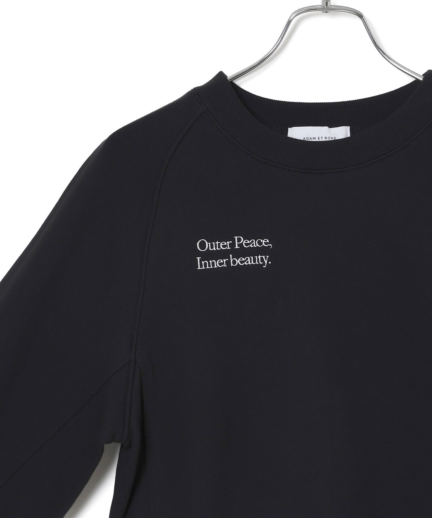 ADAM ET ROPE'「【サステナブル】クロップドスウェット」|スウェット・ジャージ|