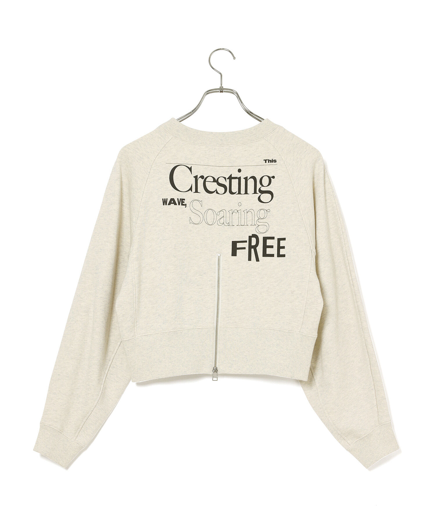 ADAM ET ROPE'「【サステナブル】クロップドスウェット」|スウェット・ジャージ|