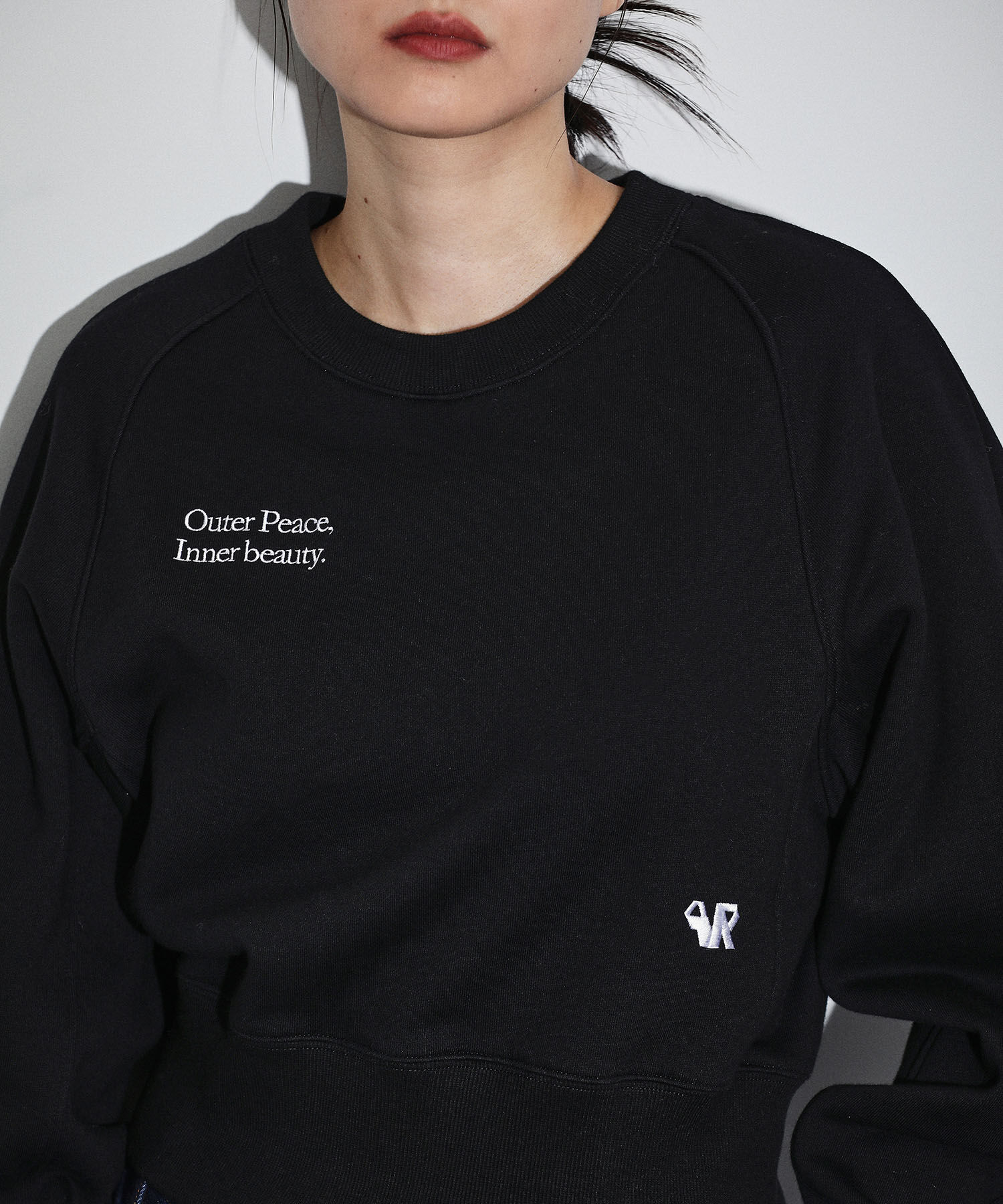 ADAM ET ROPE'「【サステナブル】クロップドスウェット」|スウェット・ジャージ|