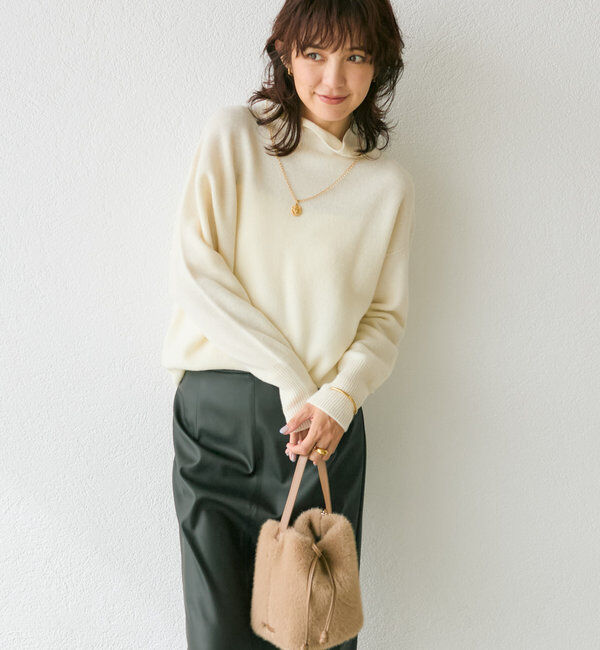  「【シーズンムードを高める】フェイクファーハンドバッグ」|トートバッグ|