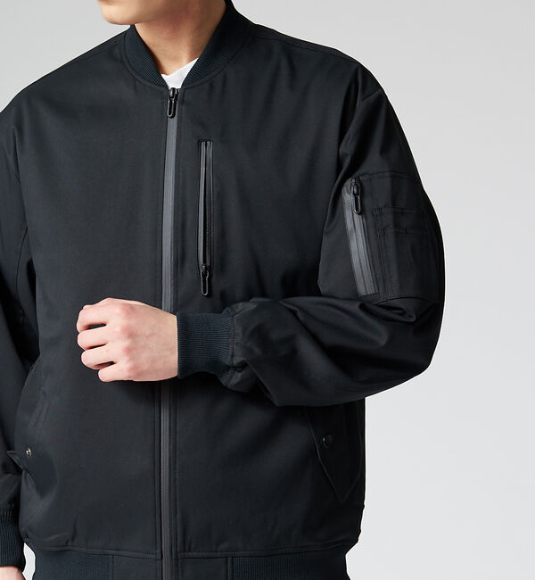 ABAHOUSE「【WWS/ワークウェアスーツ】洗える ライトMA-1 ブルゾン」|ブルゾン・スタジャン|