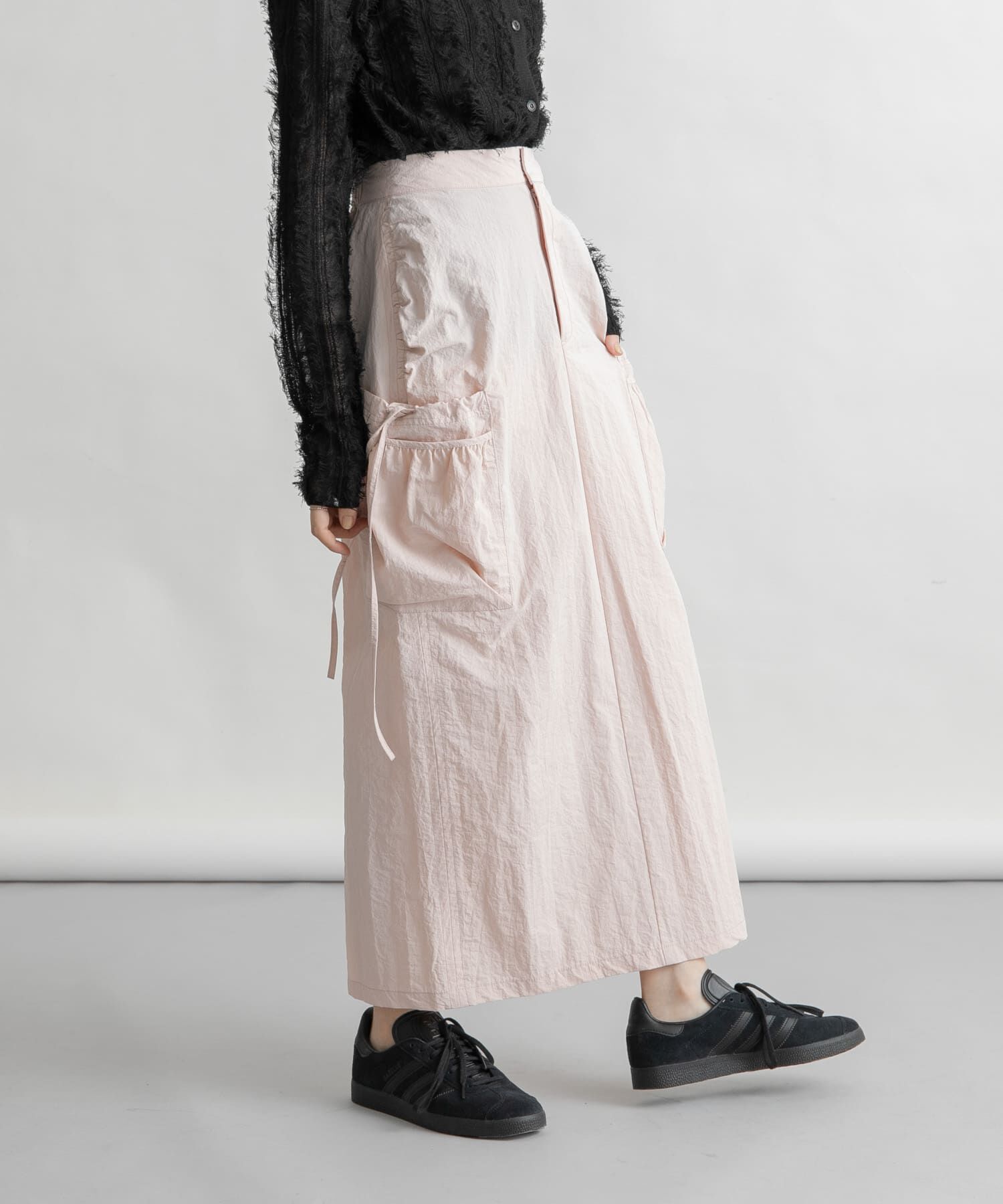  「ポケットディティールカーゴスカート」|スカート|ライトピンク