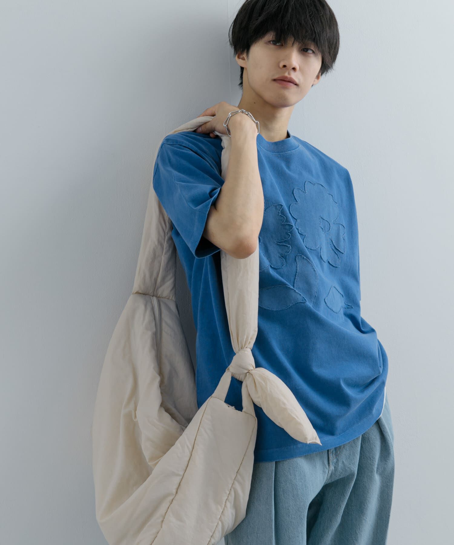 SENSE OF PLACE by URBAN RESEARCH「『ユニセックス』フェードポップアートフラワーTシャツ(5分袖)」|Tシャツ・カットソー|