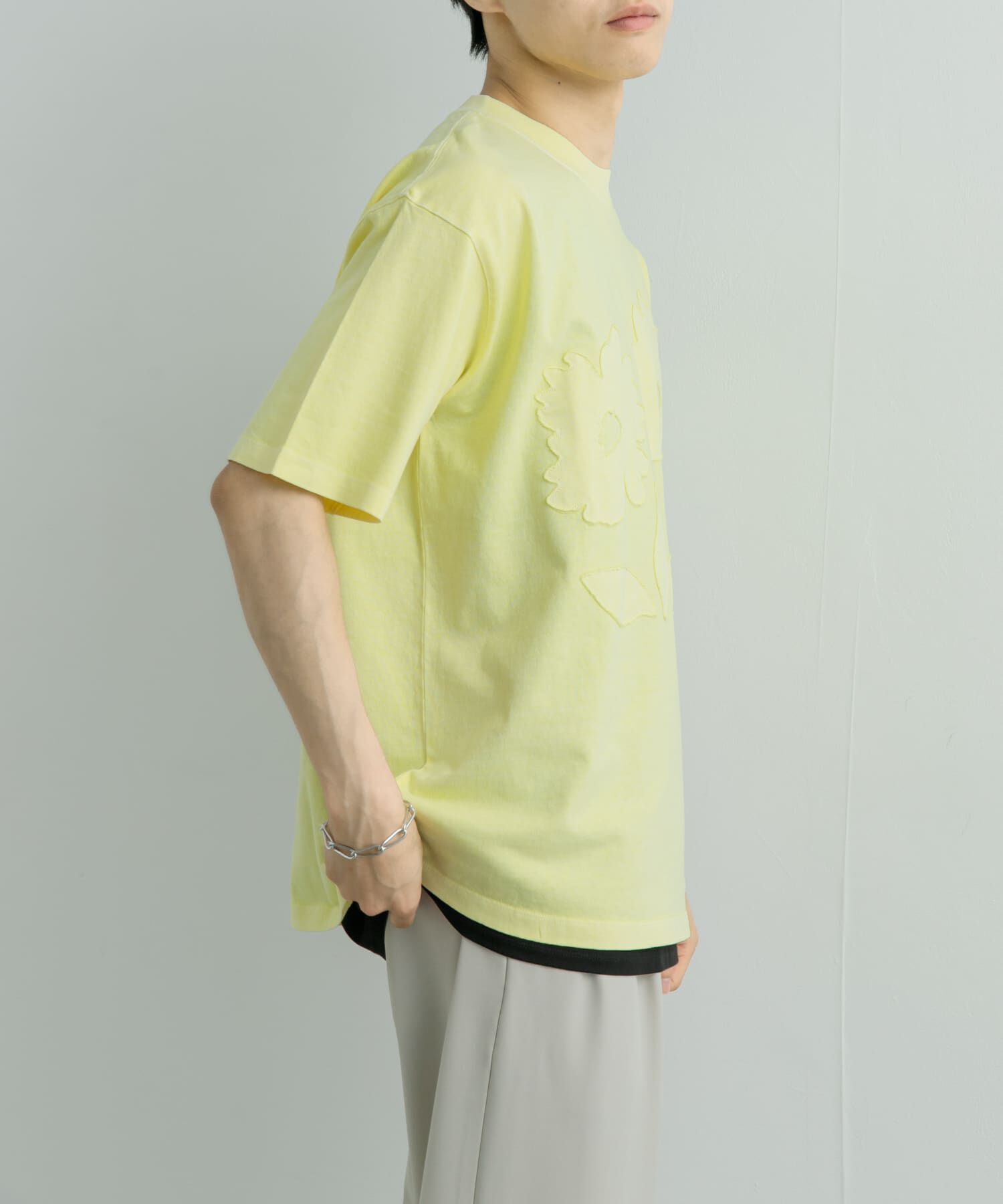 SENSE OF PLACE by URBAN RESEARCH「『ユニセックス』フェードポップアートフラワーTシャツ(5分袖)」|Tシャツ・カットソー|