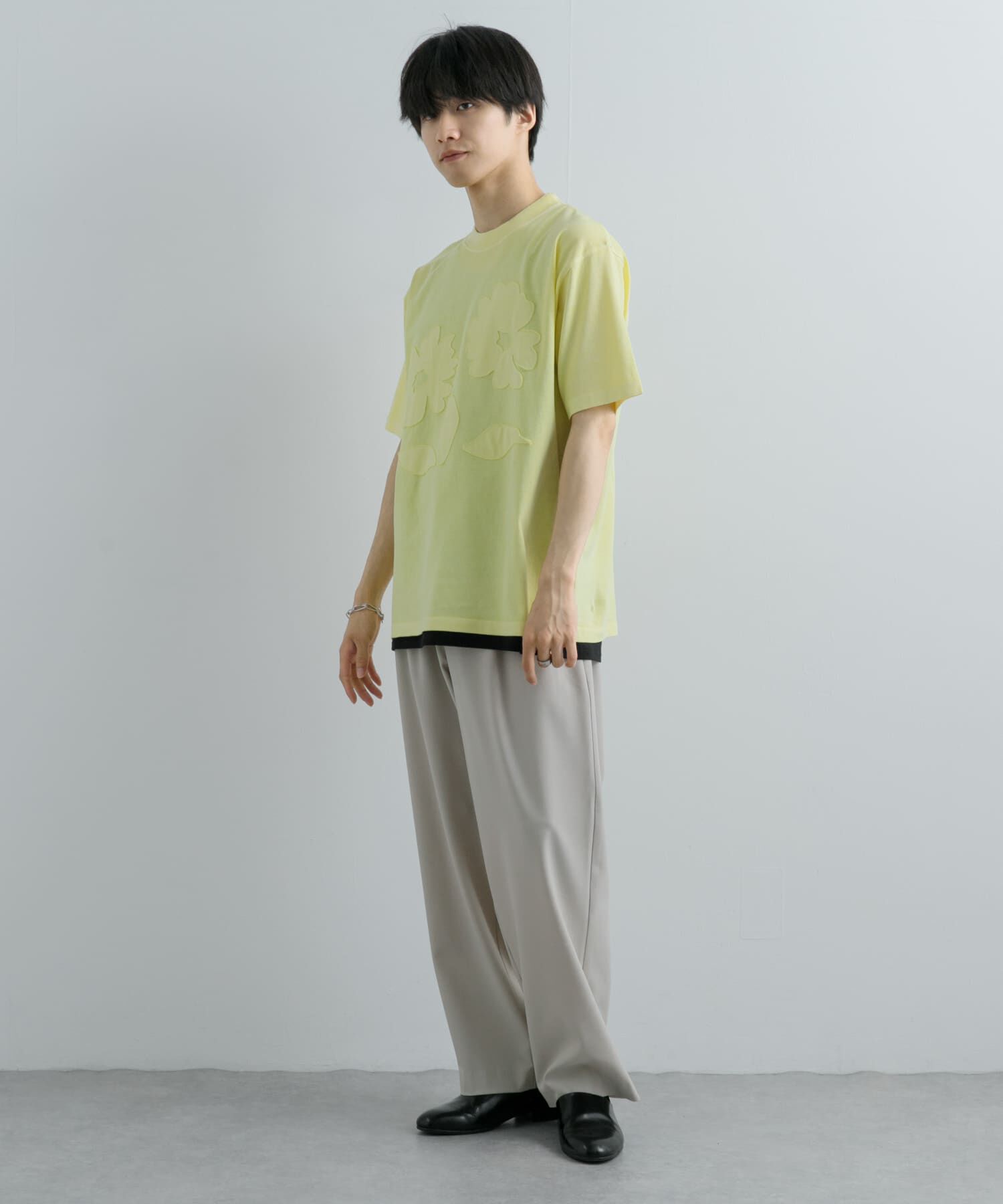SENSE OF PLACE by URBAN RESEARCH「『ユニセックス』フェードポップアートフラワーTシャツ(5分袖)」|Tシャツ・カットソー|
