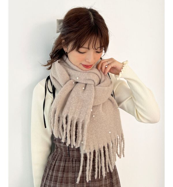  「パール付きストール」|ストール|