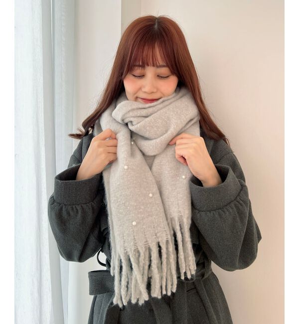  「パール付きストール」|ストール|