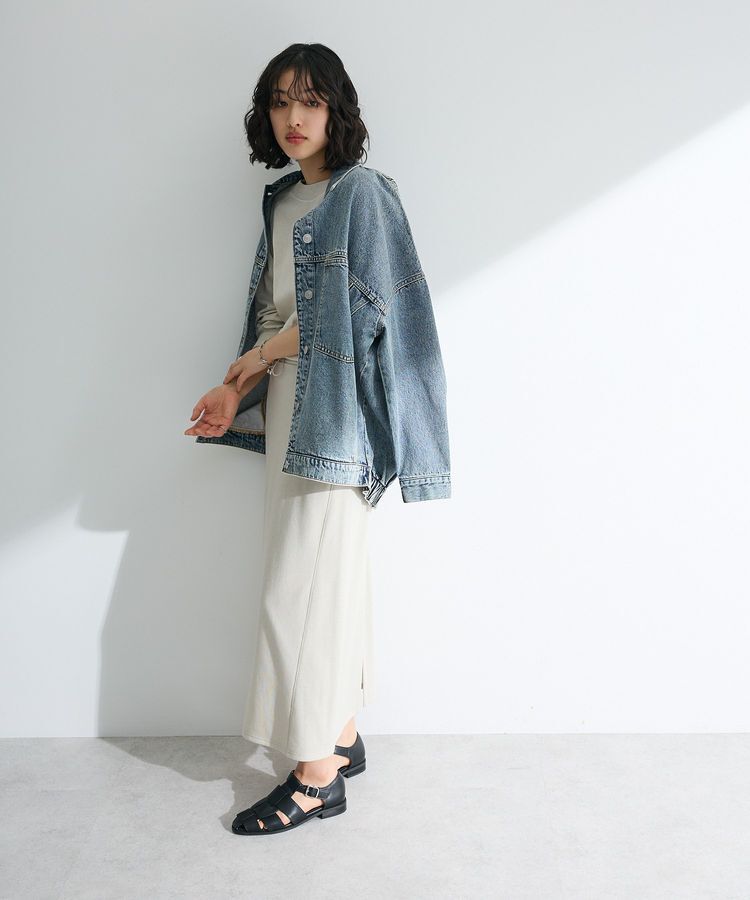 Green Parks「ピグメントボートネックプルオーバー」|Tシャツ・カットソー|