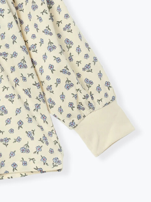 Samansa Mos2 Lagom「小花プリントギャザーT」|Tシャツ・カットソー|