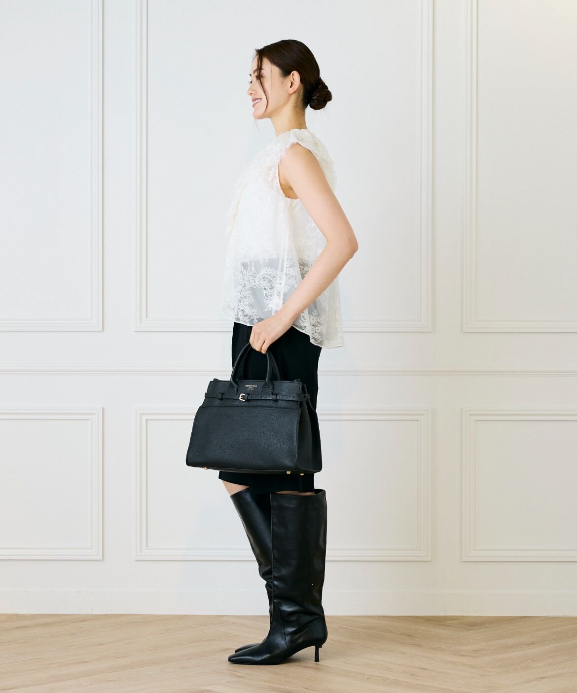 FAVORITE SUKINAMONO「ポーチ付きレザートートバッグ《CHRISTIAN VILLA》」|トートバッグ|