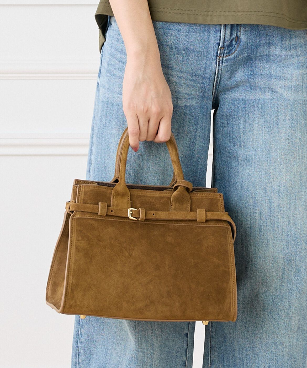 FAVORITE SUKINAMONO「ポーチ付きレザートートバッグ《CHRISTIAN VILLA》」|トートバッグ|ブラウン