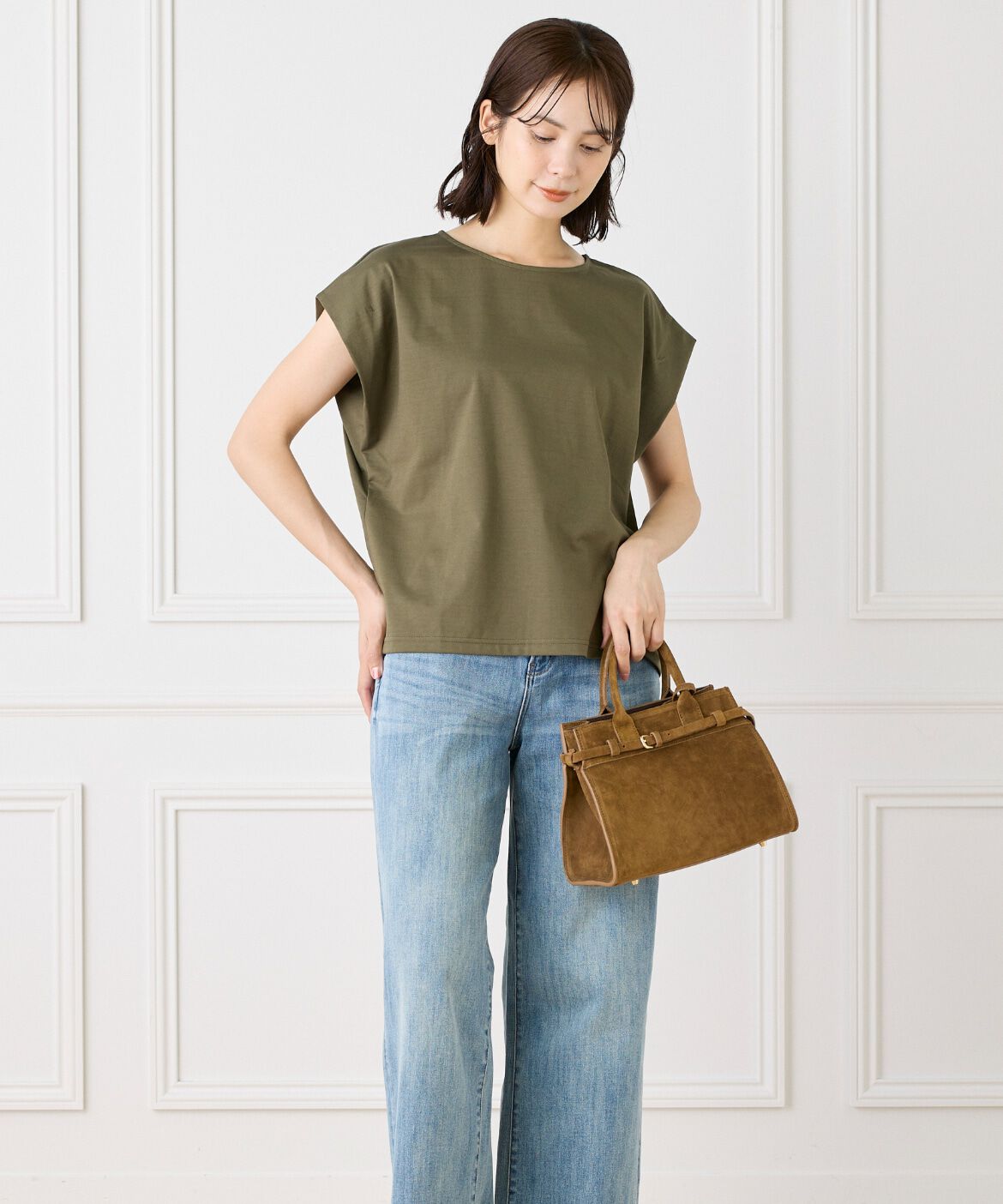 FAVORITE SUKINAMONO「ポーチ付きレザートートバッグ《CHRISTIAN VILLA》」|トートバッグ|