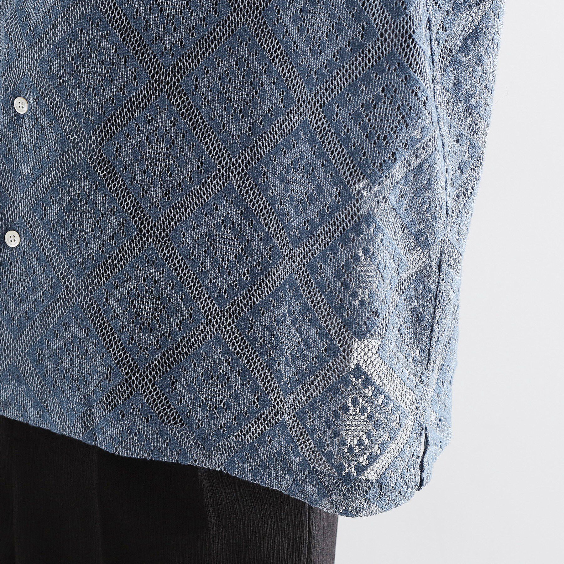 tk.TAKEO KIKUCHI「片染めレースシャツ」|シャツ・ブラウス|