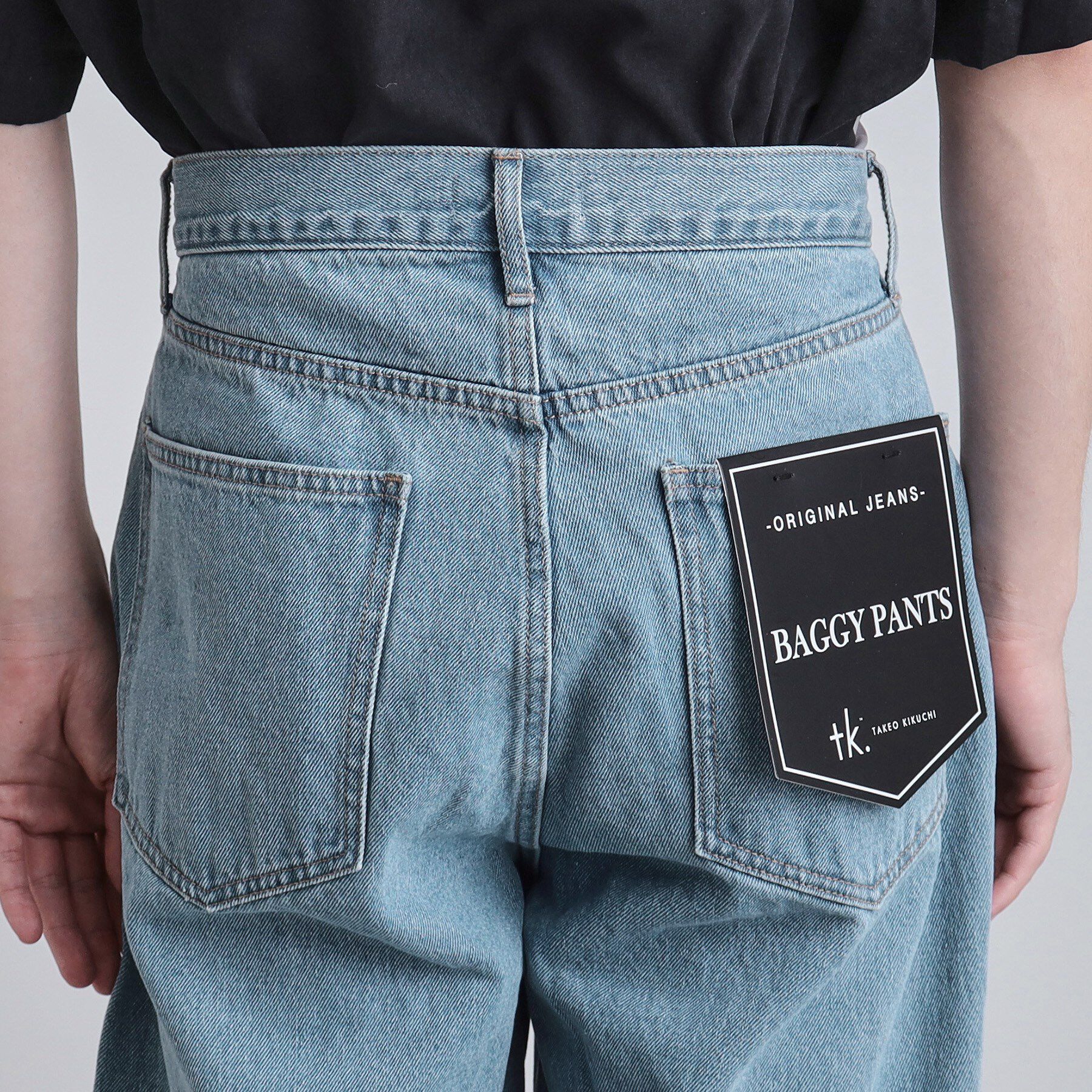 tk.TAKEO KIKUCHI「バギーデニムパンツ」|デニム|