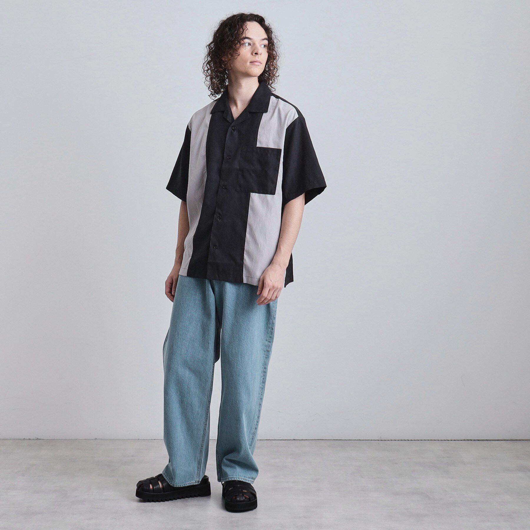 tk.TAKEO KIKUCHI「バギーデニムパンツ」|デニム|