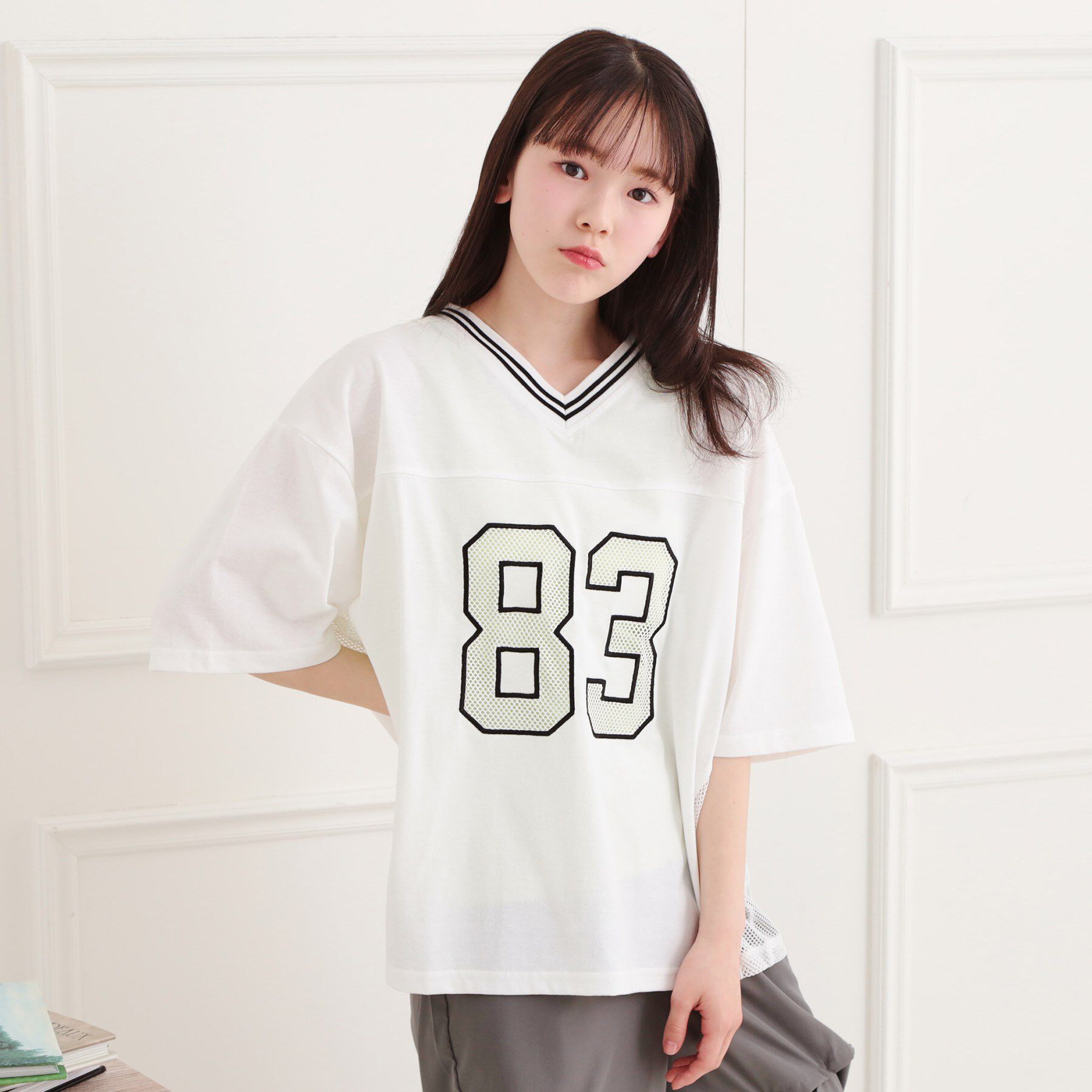 PINK-latte「メッシュナンバリング＋タンクセット」|その他|オフホワイト(003