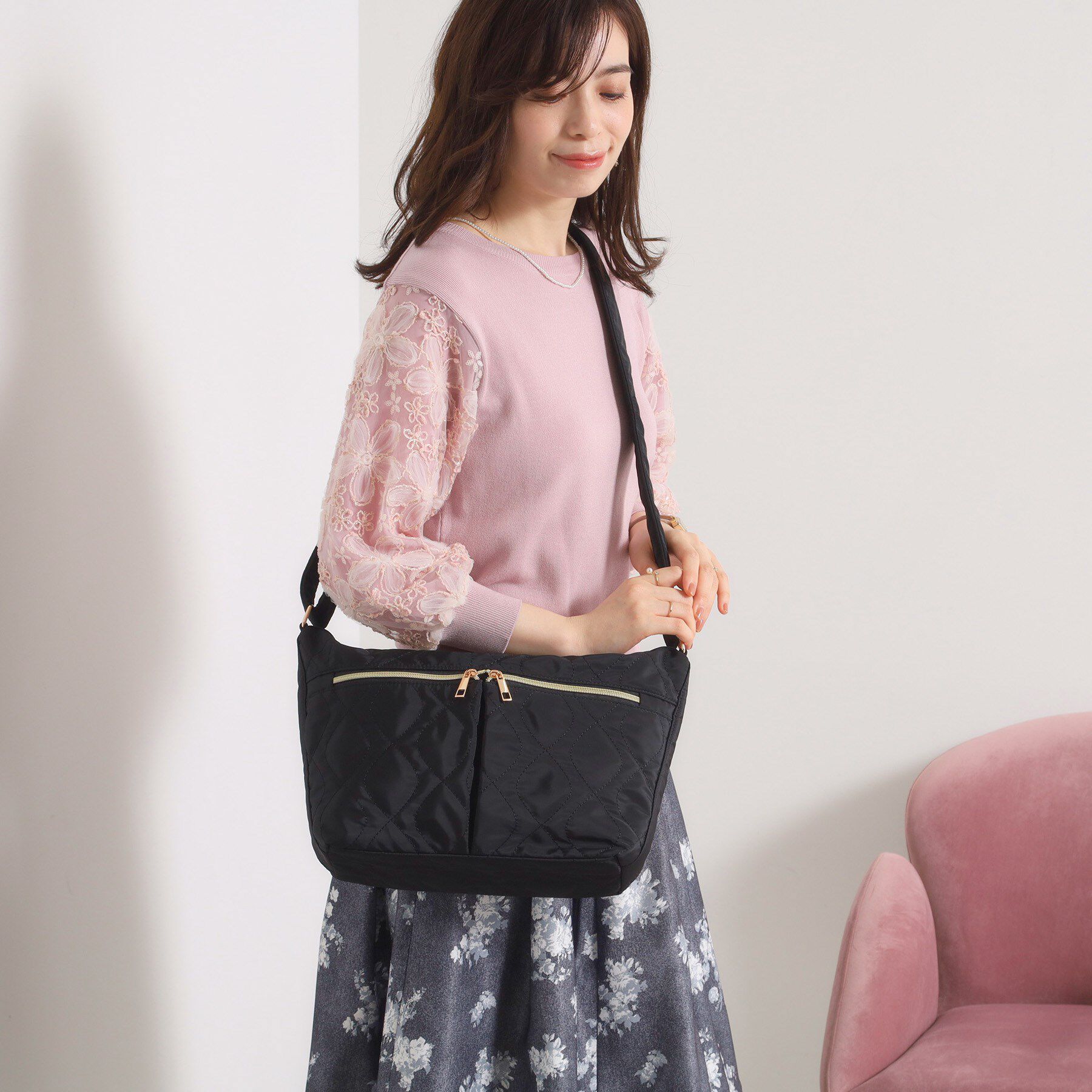 ITS&rsquo;DEMO「【6ポケット】キルトショルダー」|ショルダー・メッセンジャー|