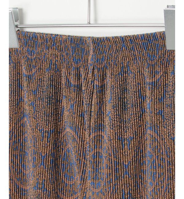 VENCE share style「オリエンタルプリントプリーツパンツ」|デニム|