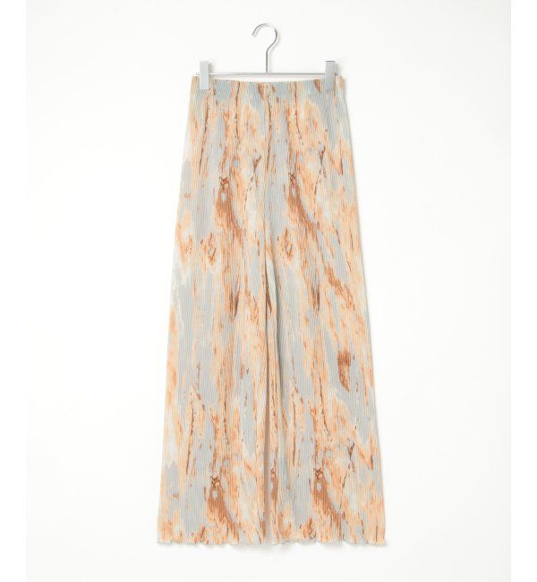 VENCE share style「オリエンタルプリントプリーツパンツ」|デニム|