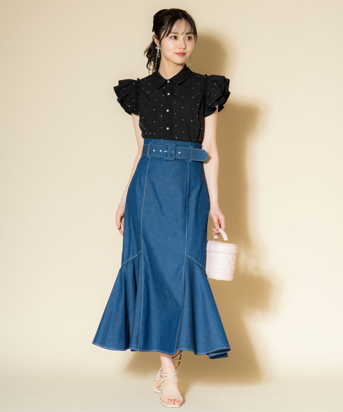 WILLSELECTION「キラキラビジューブラウス」|シャツ・ブラウス|