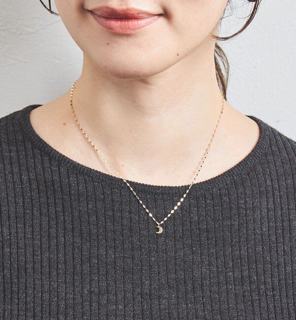 UNITED ARROWS「＜les bonbon＞VICTORIA MOON ネックレス」|ネックレス|GOLD