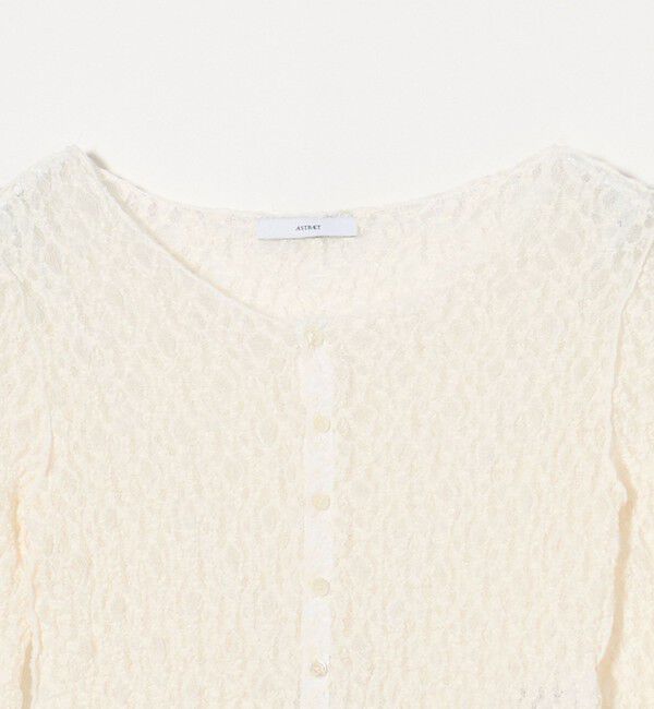 ASTRAET「＜ASTRAET＞レース カーディガン」|カーディガン|