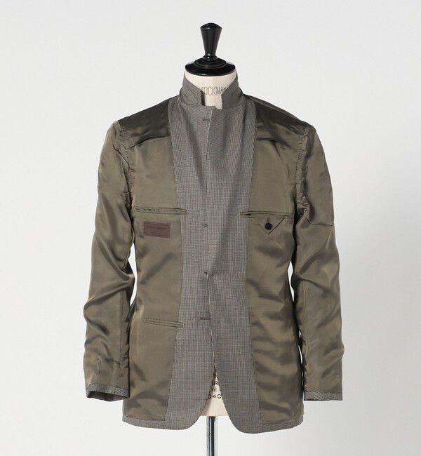 UNITED ARROWS「Vitale Barberis Canonico ハウンドトゥース シングル3ボタン スーツ MC‐MODEL はっ水」|スーツ|