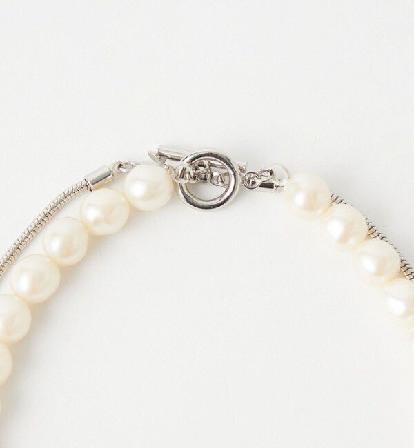 UNITED ARROWS green label relaxing「バロックフェイクパール＆チェーン 3way ネックレス」|ネックレス|